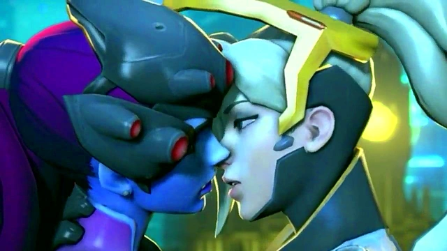 Hentai Overwatch – Mercy & Pharah’s steamy 3-minute encounter
