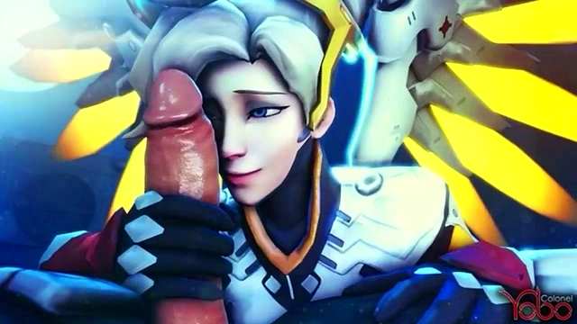 Hentai Overwatch – Mercy & Pharah’s steamy 3-minute encounter