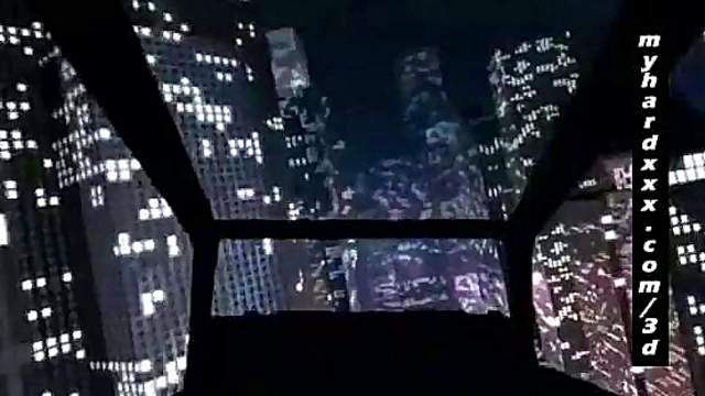 Blonde 3D Hentai Babe Flashes Her Perfect Tits In Anime Action