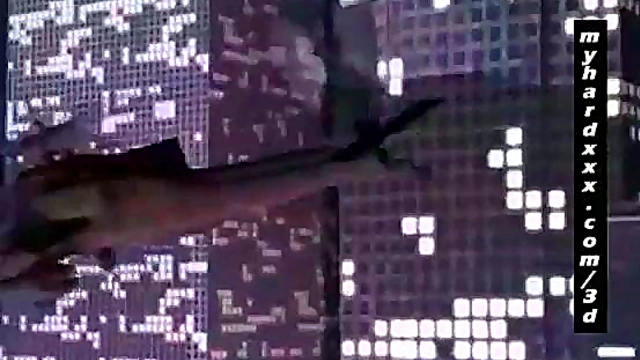 Blonde 3D Hentai Babe Flashes Her Perfect Tits In Anime Action