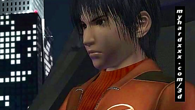 Blonde 3D Hentai Babe Flashes Her Perfect Tits In Anime Action