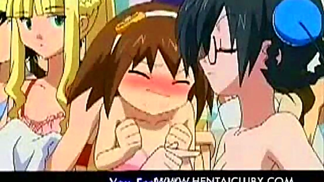 Hilarious Anime Girls Serve Up Fun in the Locker Room With a Monster