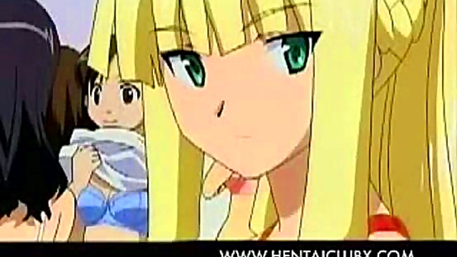 Hilarious Anime Girls Serve Up Fun in the Locker Room With a Monster