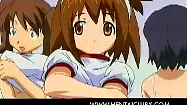 Hilarious Anime Girls Serve Up Fun in the Locker Room With a Monster