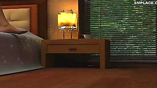 Sexy 3D Hentai Anime Chick Rides Cock for Juicy Cumshot Scene