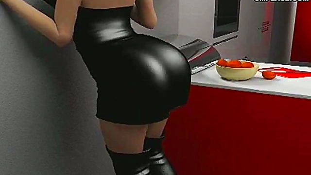 Sexy 3D Hentai Anime Chick Rides Cock for Juicy Cumshot Scene