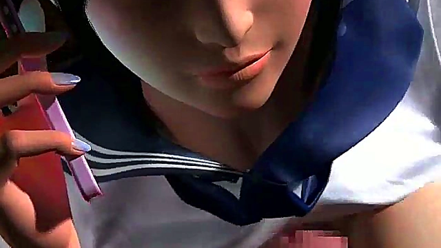 Cheeky Umemaro ToonGirl Gives Boobjob & Seductive POV Action