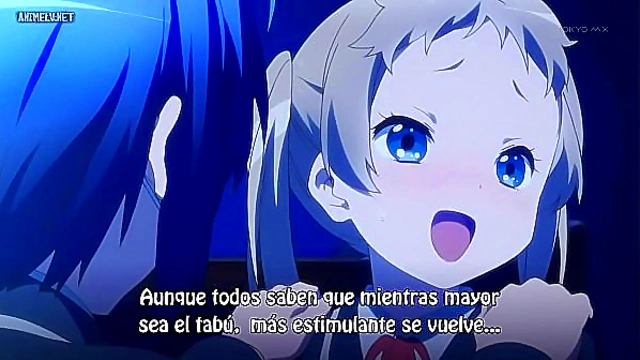 Romantic Chuunibyou Anime Couple Engage in Sweet Hentai Love Scene