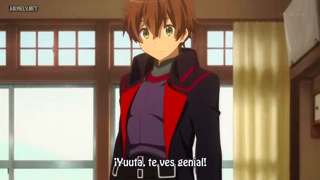 Romantic Chuunibyou Anime Couple Engage in Sweet Hentai Love Scene