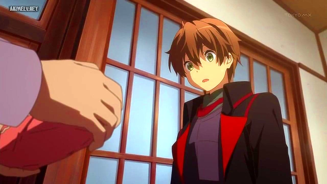 Romantic Chuunibyou Anime Couple Engage in Sweet Hentai Love Scene