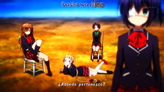 Romantic Chuunibyou Anime Couple Engage in Sweet Hentai Love Scene