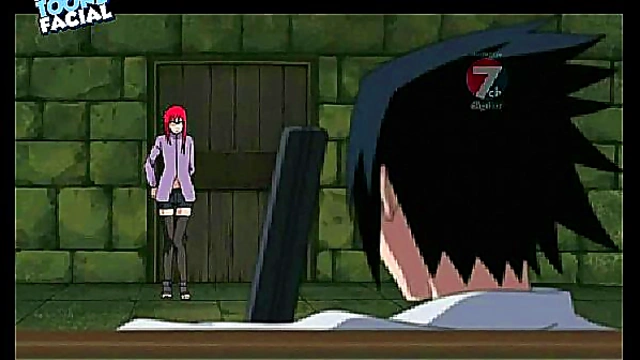 Sasuke Fucks Karin in Naruto Anime for Hot Hentai Action