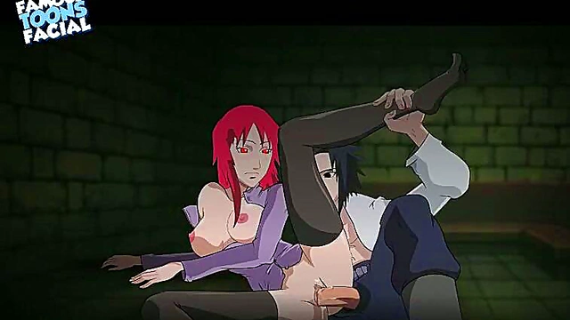 Sasuke Fucks Karin in Naruto Anime for Hot Hentai Action