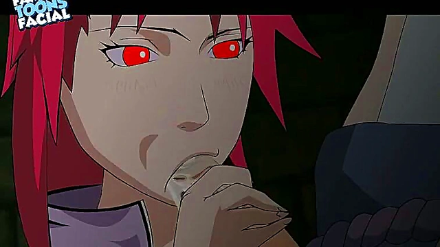Sasuke Fucks Karin in Naruto Anime for Hot Hentai Action