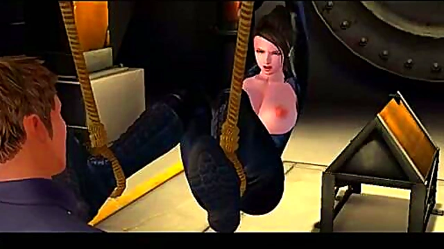 Sexy Spy Yabuki Ryoko Fucks Hard in 3D Hentai Threesome Action