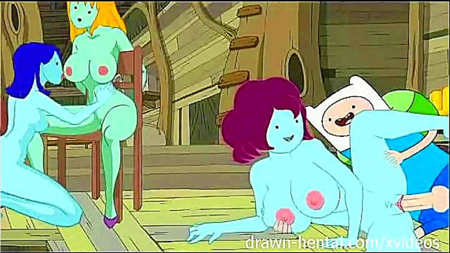 Redhead Samurai Sam Threesome Dating Parody With Woody & Friends Facial Blowjobs