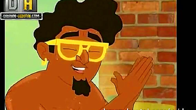 Redhead Samurai Sam Threesome Dating Parody With Woody & Friends Facial Blowjobs