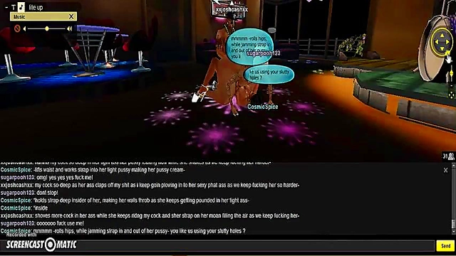 Cosmic Sugar 3D Anime Girls Enjoy Intense Double Penetration Fantasy