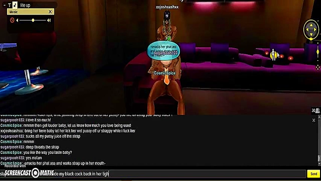 Cosmic Sugar 3D Anime Girls Enjoy Intense Double Penetration Fantasy