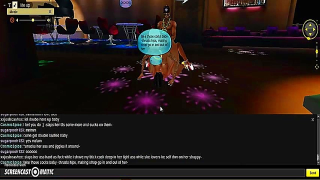 Cosmic Sugar 3D Anime Girls Enjoy Intense Double Penetration Fantasy