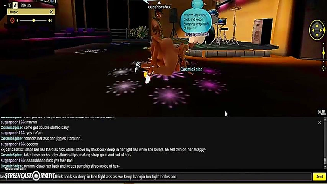 Cosmic Sugar 3D Anime Girls Enjoy Intense Double Penetration Fantasy