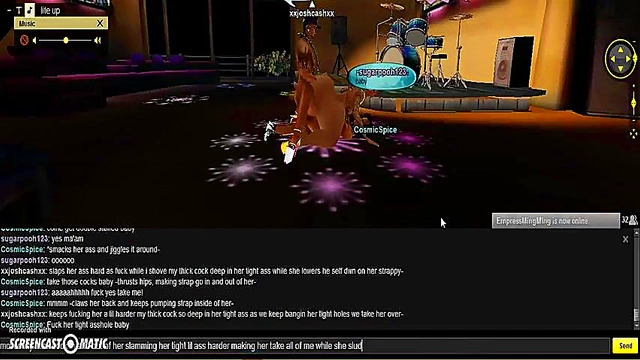 Cosmic Sugar 3D Anime Girls Enjoy Intense Double Penetration Fantasy