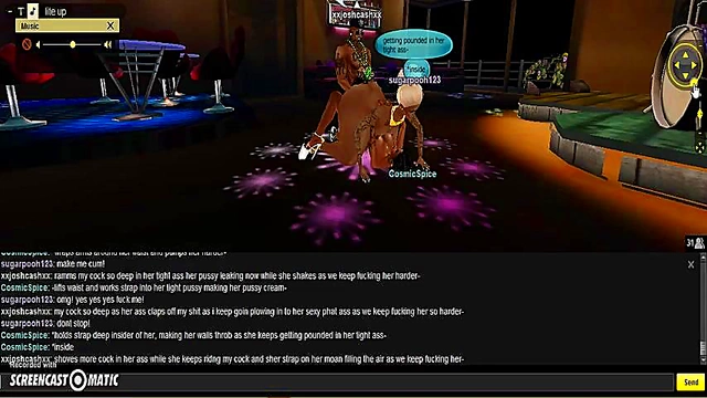 Cosmic Sugar 3D Anime Girls Enjoy Intense Double Penetration Fantasy