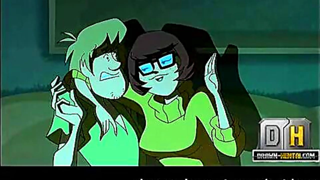 Velma Gets Fucked by Shaggy & Scooby Doo for Hot Cartoon Orgy Facial