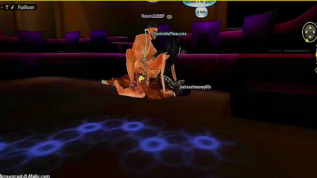 3D Hentai Game Animation – IMVU Couples Enjoy Intense DP Action