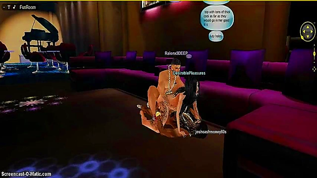 3D Hentai Game Animation – IMVU Couples Enjoy Intense DP Action