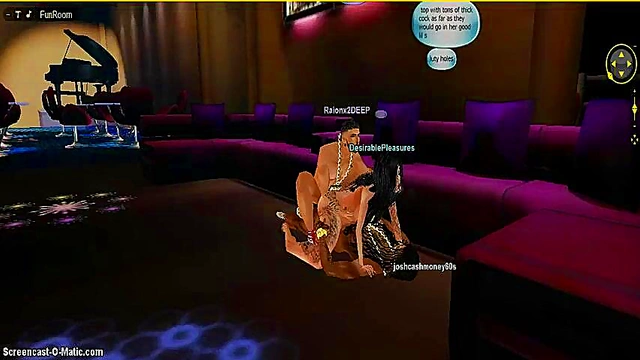 3D Hentai Game Animation – IMVU Couples Enjoy Intense DP Action