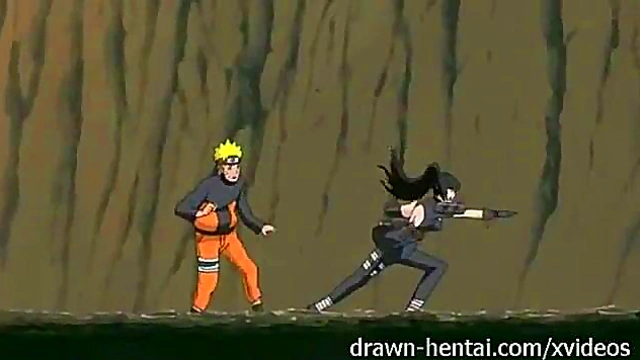 Naruto Hentai Parody – Brunette Fights Then Sucks Dick For Hot Blowjob