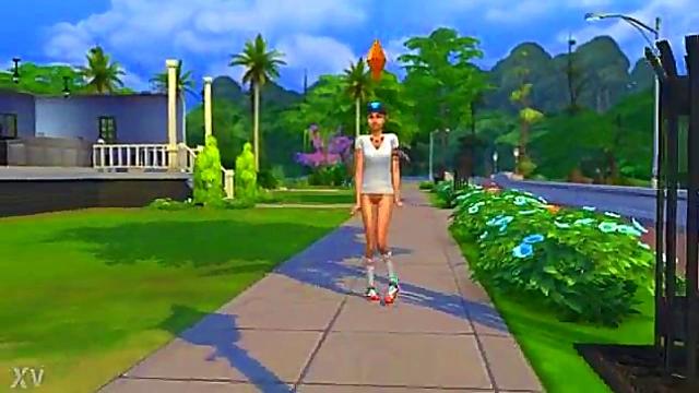 Hentai Anime Sims – Sexy Walk Leads to Intimate Fun