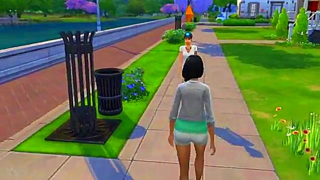 Hentai Anime Sims – Sexy Walk Leads to Intimate Fun