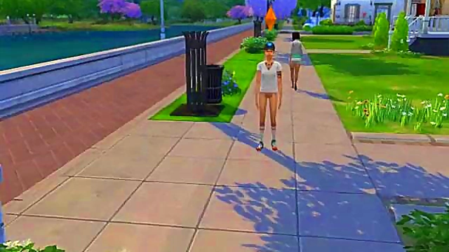 Hentai Anime Sims – Sexy Walk Leads to Intimate Fun
