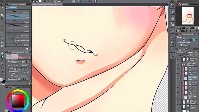 Hentai Artist Draws Busty Manga Chick Giving Amazing Boobjob With Nipples Showing