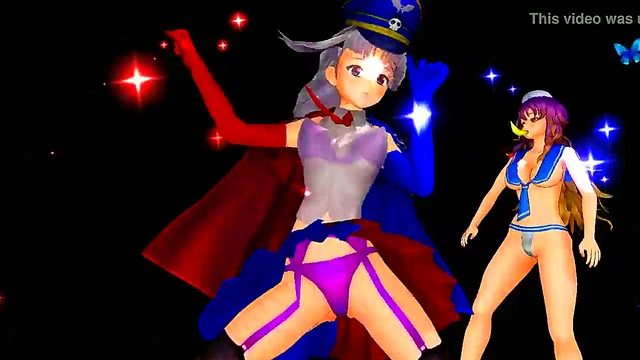 Touhou MMD Anime Boobies Battle With Extreme Full BBA Action