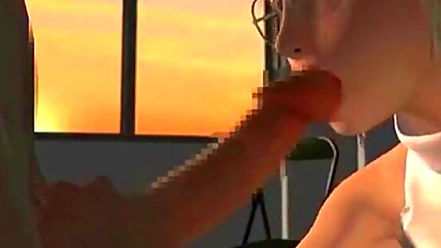 Asian Secretary Gets Hardcore Pussy Banggang in Anime Style