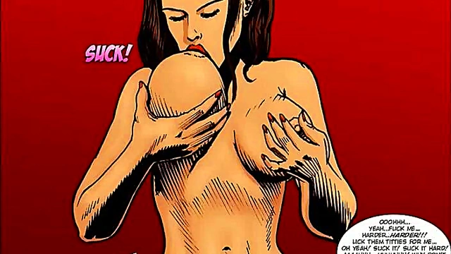 Horny Anime Witch Casts Seduction Spell On Innocent Hero In Comic Adventure