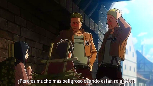 Shingeki No Kyojin Anime Couple Engage In Hot Shonen Hentai Action