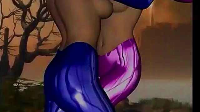 Skin-Tight Car Suit – 3D Virtual Babe Gives Mind-Blowing Blowjob & Hardcore Fetish Action