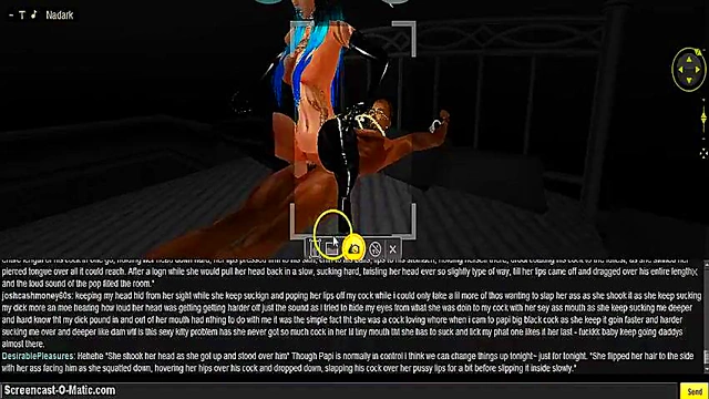 Dark Room DP Action – 3D Hentai Couple Engages in Intense Porn Play