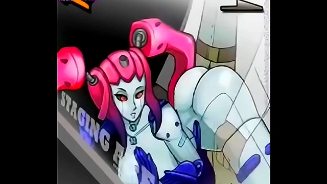 Pink-Haired Robot Girl Gets Fucked In Steamy Hentai Scene
