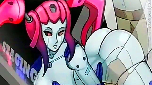 Pink-Haired Robot Girl Gets Fucked In Steamy Hentai Scene