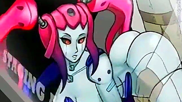 Pink-Haired Robot Girl Gets Fucked In Steamy Hentai Scene