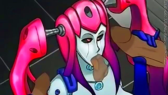 Pink-Haired Robot Girl Gets Fucked In Steamy Hentai Scene