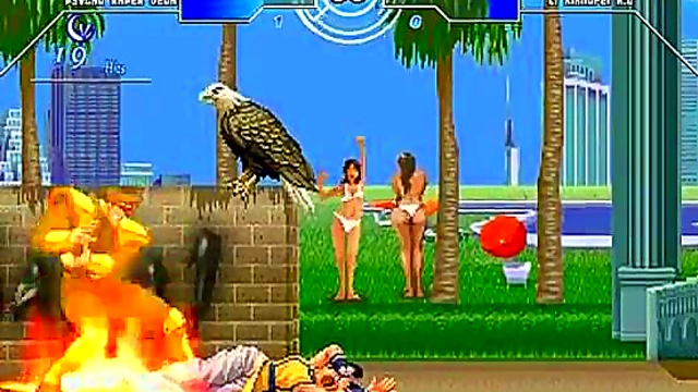 Hentai Fighter Queen Battles Intense Mugen Action With Sexy Moves