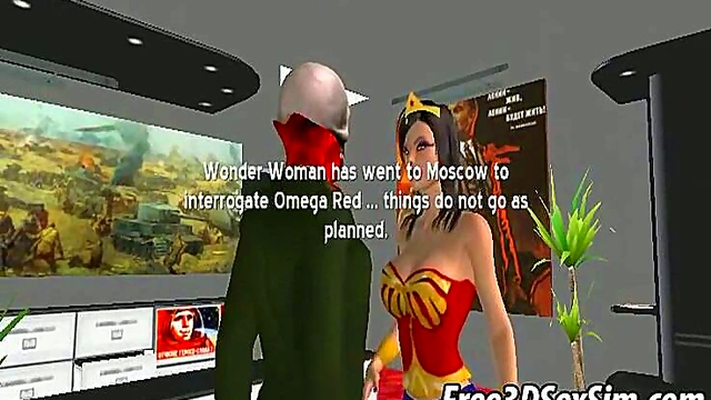 Harley Quinn Toys Her Pussy in Steamy 3D Cartoon Solo Fantasy Scene