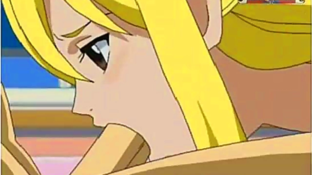 Lucy x Natsu – Fairy Tale Seduction With Big Boobs Blowjob Action