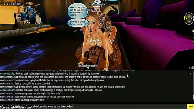 Inked CMC Nite – 3D Anime Game Porn With IMVU Characters Getting Wild